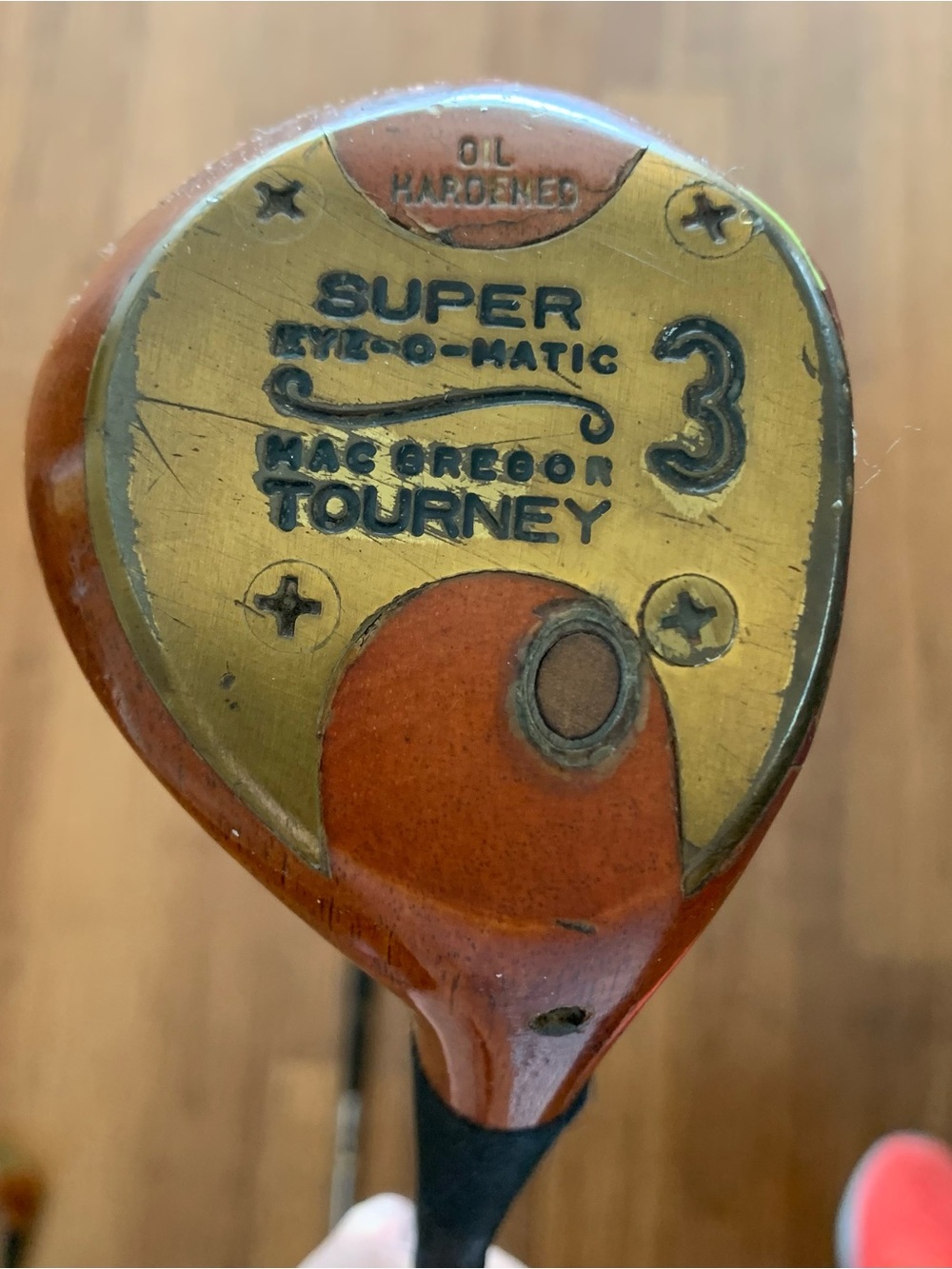 VTG GOLF CLUBS SUPER EYE-O- MATIC MACGREGOR TOURNEY WOODS PERSIMMON STEEL SHAFT - Picture 6 of 16
